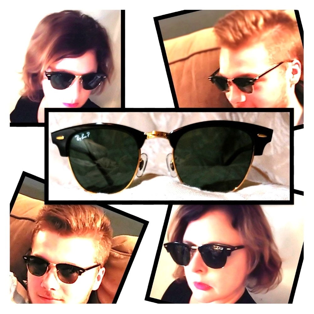 Ray-Ban Clubmaster- Unisex Polarized Sunglasses